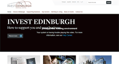 Desktop Screenshot of investinedinburgh.com